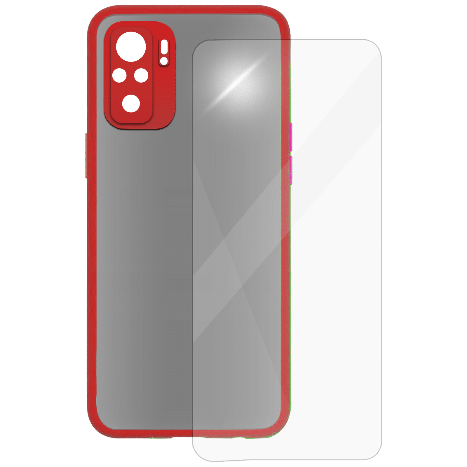 Buy Arrow Camera Duplex Screen Protector And Polycarbonate Back Cover Combo For Xiaomi Mi Note 10 0690